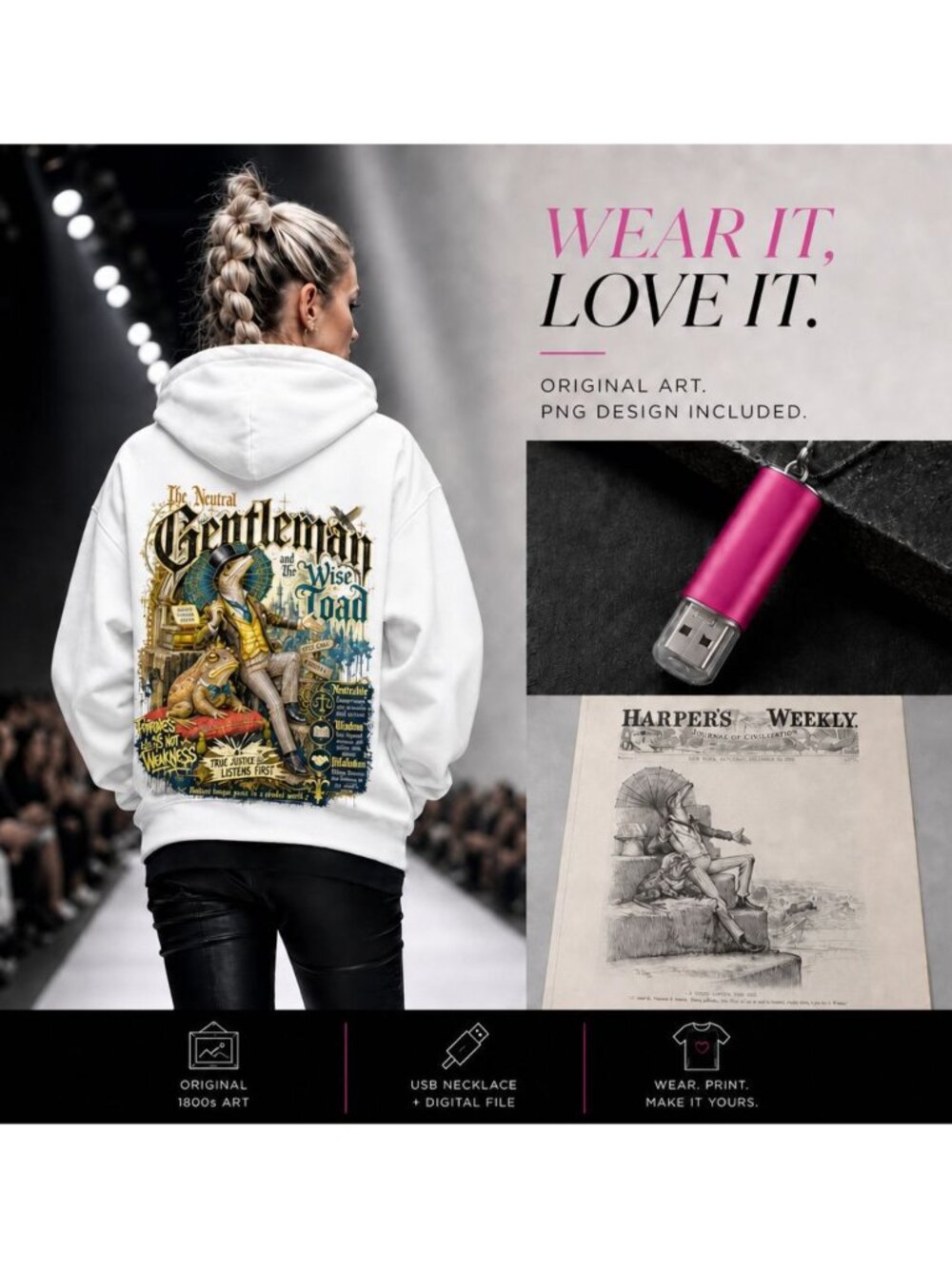 Harpers Weekly, Thomas Nast, Political Carton, tshirt design, usb necklace